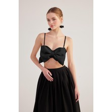 Markano Jazmin Bluz Siyah