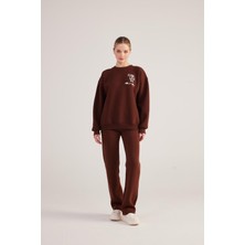 Markano Gaslighting Sweatshirt Kahve