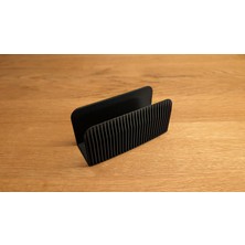 Minimalist Lüks Peçetelik | Modern Tasarımlı Plastik Masaüstü Peçete Tutucu (12X5 Cm)