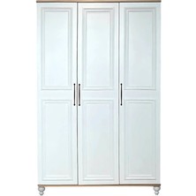 Arion Kids Sicilya Genç Odası Dolabı MDF Malzemeden 3 Kapaklı Modern Tasarım