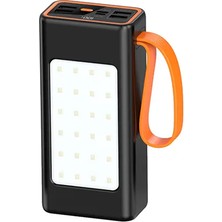 Enshall 30.000 Mah LED Aydınlatmalı Taşıma Askı Hızlı Şarj 22,5W Powerbank 4xusb Micro,lıghtnıng,typc Giriş