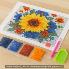 Hi Stone Taş Goblen Kanaviçe Seti – 40X50 cm | Klasik Araba Desenli – Mozaik El Işi Tablo
