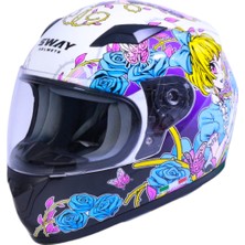 Sway Kapalı Çocuk Kask Sw 815K Gloss Girl