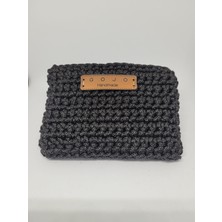 Gojo Handmade Siyah Polyester Makrome Kartlık