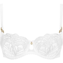 Aubade Vibes Yarım Kaplı Sütyen, Üçlü Askılı ve Gold Detaylı Modern Işlemeli Tasarım