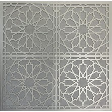 Dekoratif Asma Tavan Paneli Selçuk Modeli 60 x 60 cm