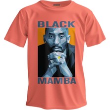 Shome Regular T-Shirt Nba Baskılı Black Mamba
