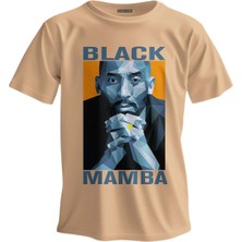 Shome Regular T-Shirt Nba Baskılı Black Mamba