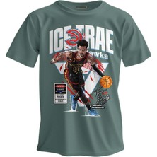 Shome Regular T-Shirt Nba Baskılı For Black