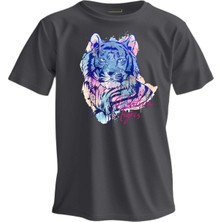 Shome Regular T-Shirt Beyaz Kaplan Baskılı