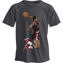 Shome Regular T-Shirt Nba Baskılı Clyde Drexler