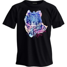 Shome Regular T-Shirt Beyaz Kaplan Baskılı