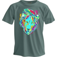 Shome Regular T-Shirt Aslan Baskılı