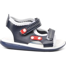 Aspor Lacivert Kırmızı Erkek Çocuk Sandalet