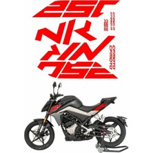 Gogo Sticker Seti Kırmızı Cf Moto Nk 250