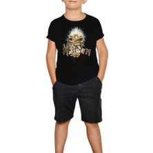 Iron Maiden Skull Siyah Çocuk Tişört