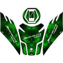 Gogo Tank Pad Set 009 Yeşil Bajaj Dominar 400 2017-2024