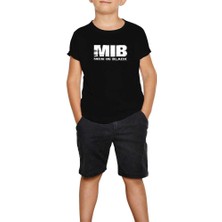 Men In Black Logo 2 Siyah Çocuk Tişört
