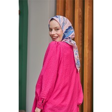 İpekhan Lotus Pudra  Pamuk Viskon Eşarp