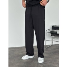 Beli Lastikli Çimalı Erkek Baggy Pantolon