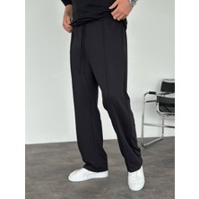 Beli Lastikli Çimalı Erkek Baggy Pantolon