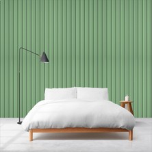 Duvar Kaplama Folyosu Kendinden Yapışkanlı Ahşap Çıta Desen