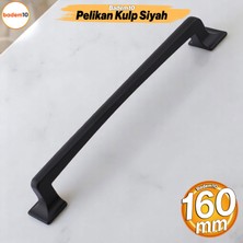 Pelikan Metal Siyah 160 mm Mobilya Mutfak Çekmece Dolap Kapak Kulp Kulpu Kulbu Kulpları