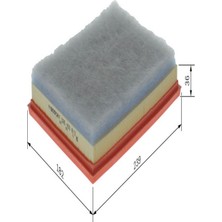 Bosch HAVA FİLTRESİ PEUGEOT 308 1.5 BlueHDi 130 SW 7/2021 - Devam ediyor 96 (kW) P5