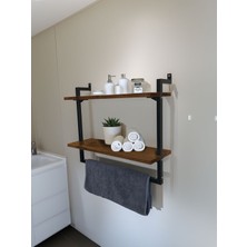 2'li Ceviz Banyo Rafı,havluluk