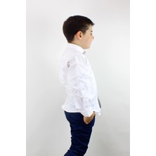 Doctor Junior Erkek Çocuk Uzun Kol Elastik Gömlek
