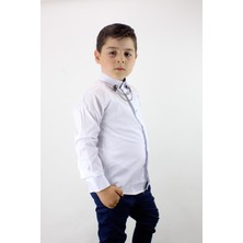 Erkek Çocuk Zincir Yakalı Gömlek