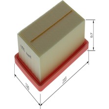 Bosch HAVA FİLTRESİ NISSAN Micra 1.5 dCi 1/2017 - 12/2019 66 (kW) K14FR