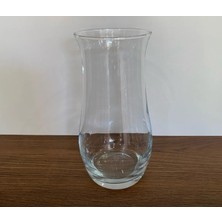 Vazo Zarafet Masumiyet Sembol Çap 10 Yükseklik 21CM Hediyelik Şeffaf Cam Sevgi 1 Adet