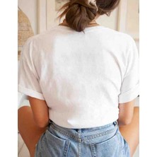 Panda Baskı Tekstil Mavi Anka Kuşu Özel Tasarım Baskılı Oversize Tshirt