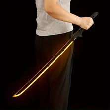 Japon Kılıcı Işıklı Katana Oyuncak Kılıç Ledli Katana Samuray Kılıcı Figürü Dev Boy 82 cm