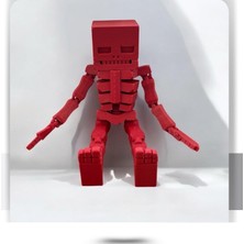 Hareketli Insan Oyuncak Renkli 14CM Boy