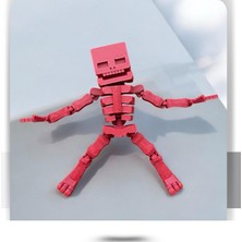 Hareketli Insan Oyuncak Renkli 14CM Boy