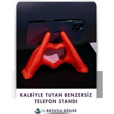 Kalp Eller Telefon Tutacağı ve Fotograf Çerçevesi