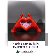 Kalp Eller Telefon Tutacağı ve Fotograf Çerçevesi