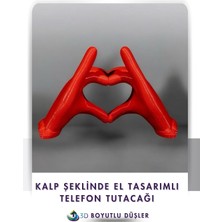 Kalp Eller Telefon Tutacağı ve Fotograf Çerçevesi