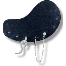 Üçlü Sallantılı Trend Yılan Çelik Küpe