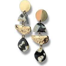 Yuvarlak Katlı Sallantılı Bijuteri Kolye