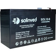 12V 9AH Ups ve Alarm Aküsü 2 Yıl Garantili