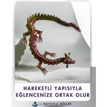 4 Ayaklı Haraketli Ejderha Çok Renkli