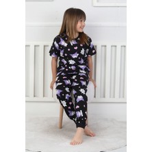 Kız Çocuk Yazlık Pijama Takımı 3-13 Yaş - %100 Pamuk Süprem Penye, Terletmeyen, Yumuşak Kumaş