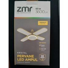 Zmr 50 Watt Kristal Pervane LED Ampül (Beyaz Işık)
