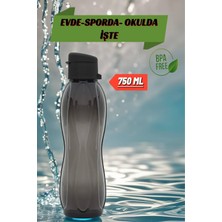 750 ml Su Matarası Eve, Okula, Spora, Iş Yerine Uygun & Su Şişesi & Suluk - Siyah