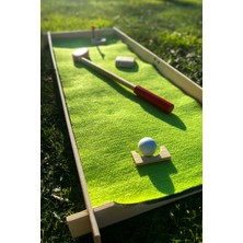 Ahşap Mini Golf Seti – Katlanabilir, Çocuk ve Yetişkinler Için Eğlenceli Oyun