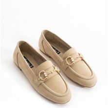 Glimmer Ten Hakiki Deri Kadın Loafer