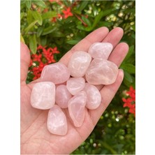 Pembe Kuvars Doğal Taş Tımbıl (1 Adet) Cessnova